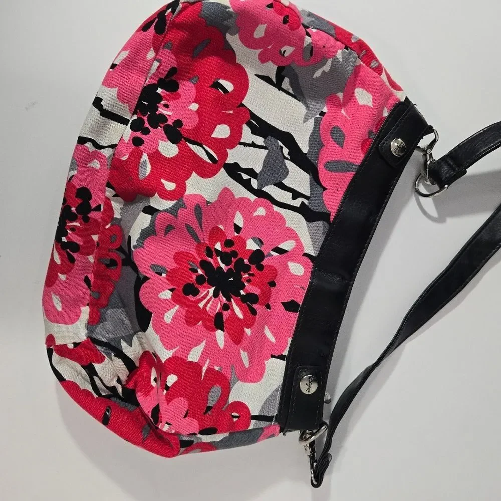 thirty-one pink floral‎ shoulder bag